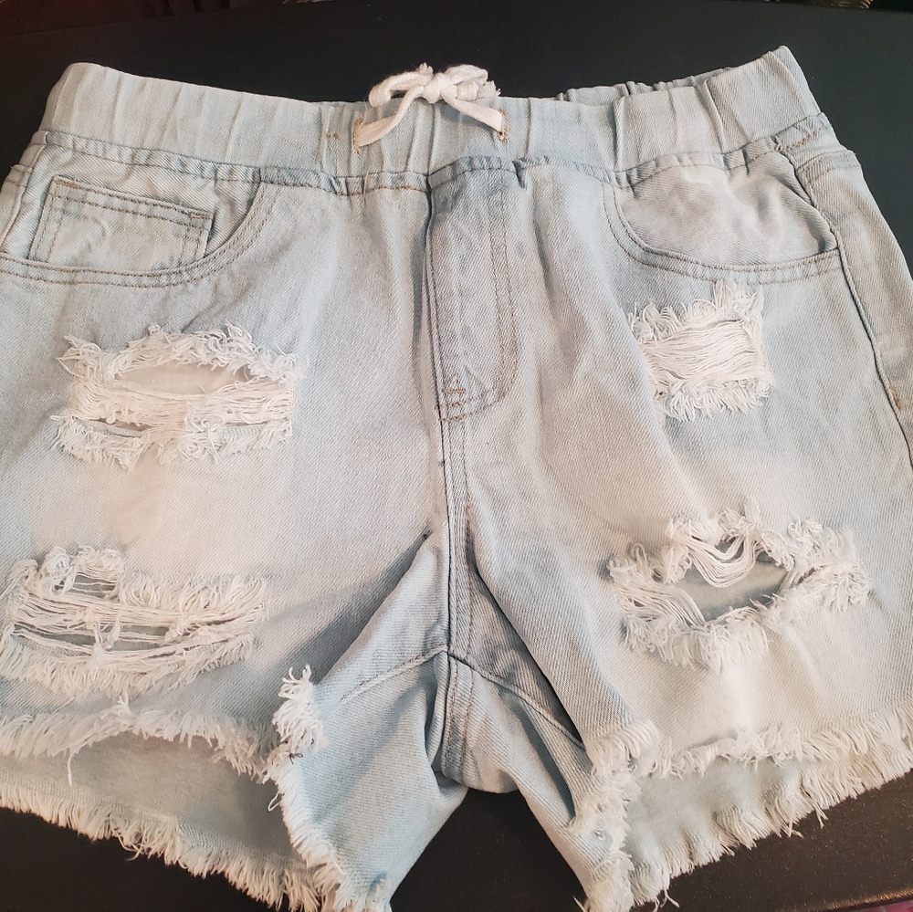 YMI High Rise Jean Shorts Size M